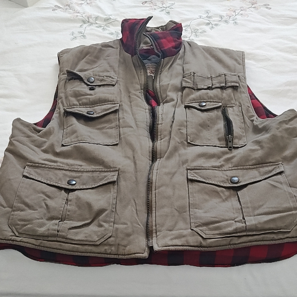 Ozark Trail Brown and Red Vest